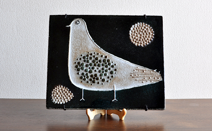 RORSTRAND Sylvia Leuchovius 鳥の陶板画: むぅぶろ
